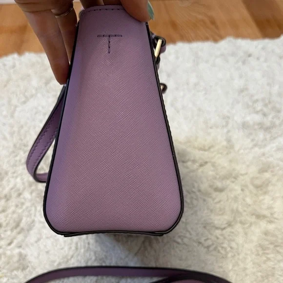 NWOT Tory Burch Lavender Emerson Mini Top Zip Tote - Picture 3 of 9